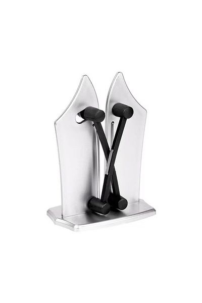DLC Stainless Steel Kitchen Knife Sharpener - Silver & Black