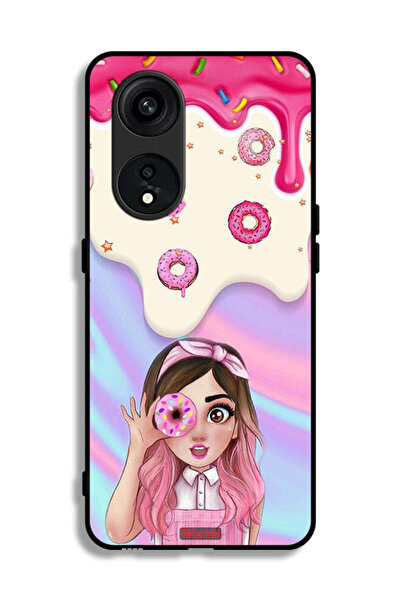 Tolwak غطاء حماية لهاتف Oppo Reno 8T 5G يحمل دونات