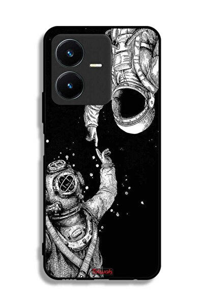 Tolwak غطاء حماية لهاتف Vivo Y22 بتصميم رواد فضاء