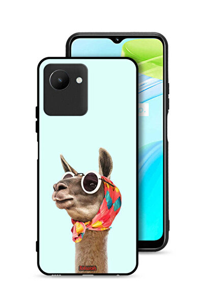 Tolwak غطاء حماية لهاتف Realme C30s بتصميم جمل أنيق ولطيف