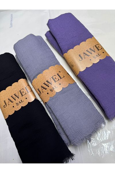 JAWEL ŞAL Jawel Comfort Shawl Campaign 3 Pieces