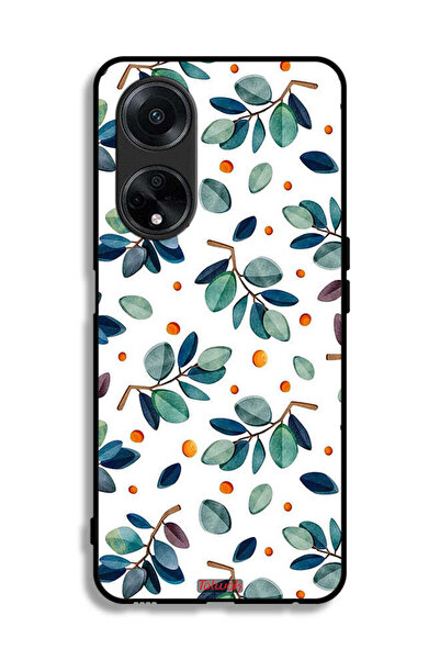 Tolwak غطاء حماية لهاتف Oppo A98 5G بنقشة أوراق الشجر