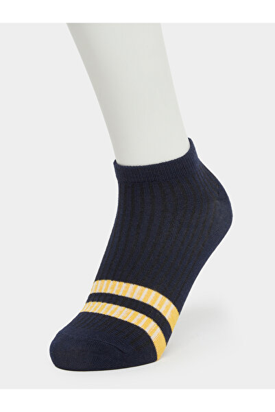 Styli Set of 5 - Striped Ribbed Ankle Length Socks