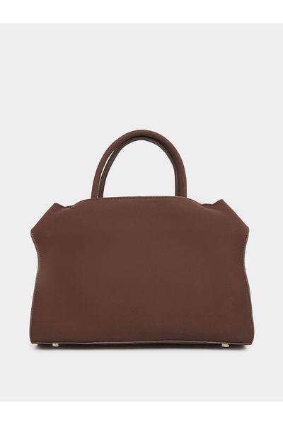 Styli Metal Accent Dual Top Handle Handbag