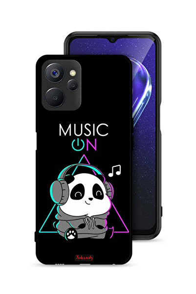 Tolwak غطاء حماية لهاتف Realme 9i 5G بطبعة موسيقى الباندا
