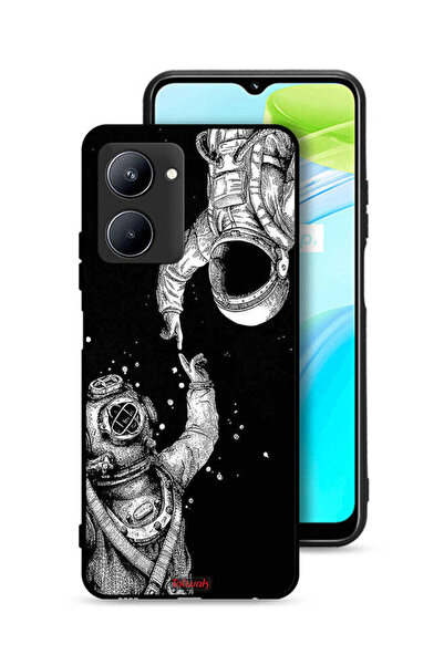 Tolwak غطاء حماية Realme C33 بتصميم رواد الفضاء