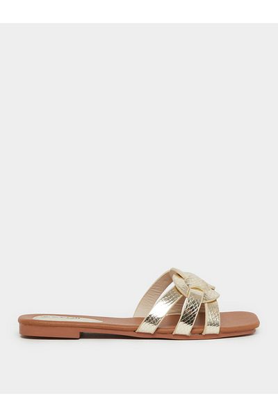 Styli Braided Flat Sandals