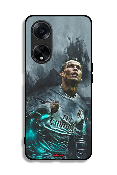 Tolwak غطاء حماية لهاتف Oppo A1 5G برسومات كريستيانو رونالدو