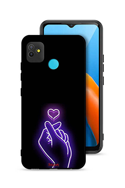 Tolwak Tecno Pop 5 Protective Case Cover Snap Small Heart