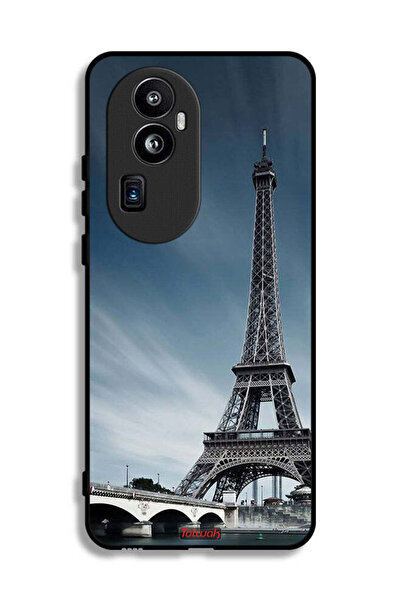 Tolwak غطاء حماية لهاتف Oppo Reno10 Pro Plus بتصميم برج إيفل
