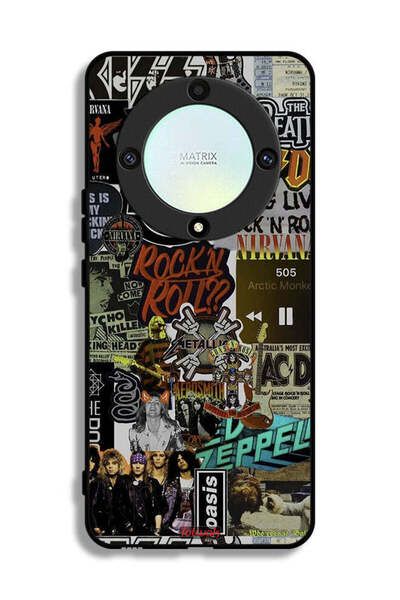 Tolwak غطاء حماية لهاتف Honor X9a - تحيا موسيقى الروك أند رول