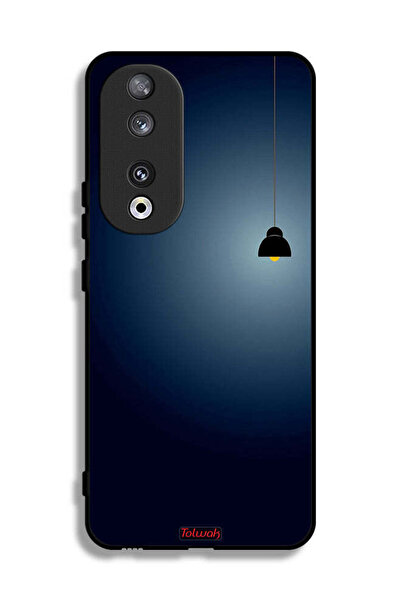 Tolwak غطاء حماية لهاتف Honor 90 مع إضاءة فنية معلقة