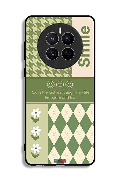 Tolwak غطاء حماية لهاتف هواوي ميت 50 إي - الابتسامة هي أسعد شيء في حياتي