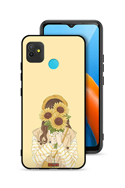 Tolwak غطاء حماية لهاتف تكنو بوب 5 مع نقشة عباد الشمس