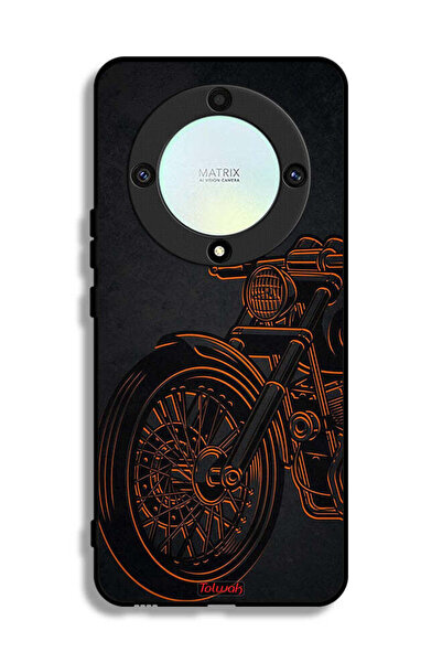 Tolwak Honor X9a Protective Case Cover Vintage Bike