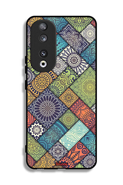 Tolwak غطاء حماية لهاتف Honor 90 بنمط ماندالا