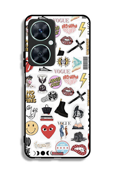 Tolwak Huawei nova 11i Protective Case Cover No Bad Vibes Stickers