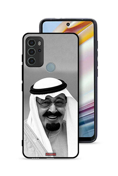 Tolwak غطاء حماية لهاتف موتورولا موتو جي 60 إس صورة الملك عبد الله مبتسمًا