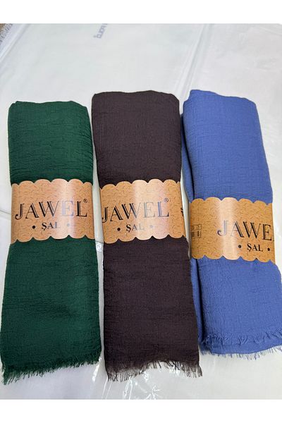 JAWEL ŞAL Jawel Comfort Shawl Campaign 3 Pieces