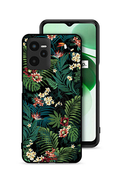 Tolwak غطاء حماية Realme C35 بأوراق استوائية