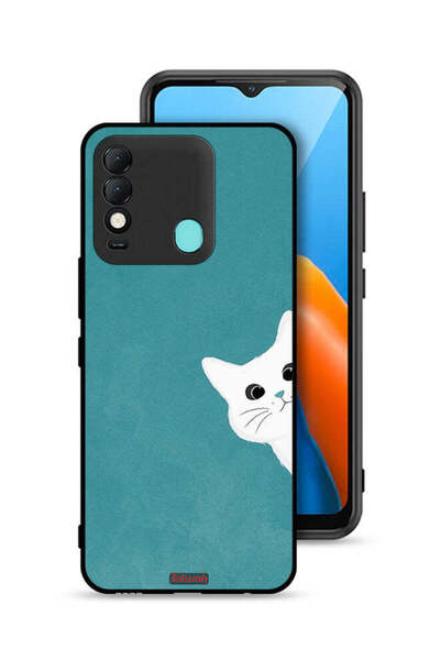 Tolwak غطاء حماية لهاتف Tecno Spark 8 بتصميم قطة