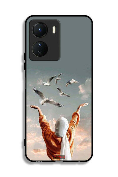 Tolwak غطاء حماية لهاتف Vivo Y16 بتصميم طيور تحلق