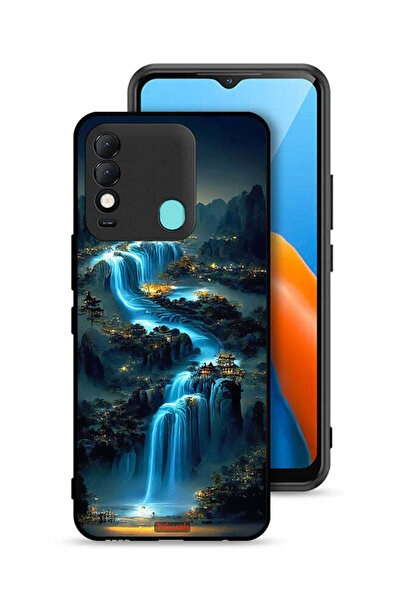 Tolwak غطاء حماية لهاتف تكنو سبارك 8 بتصميم شلال