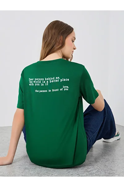 Styli Slogan Print Oversize T-Shirt