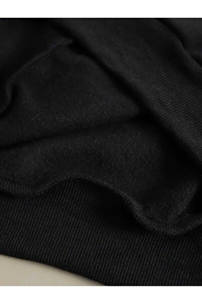 caddekombin Світшот з чорним коміром та принтом Stitch