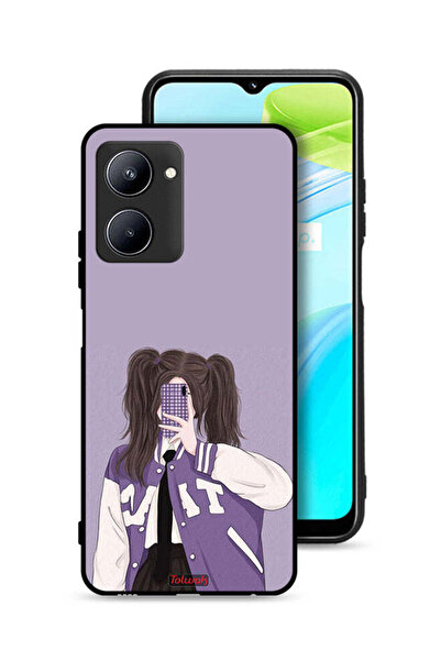 Tolwak غطاء حماية لهاتف Realme C33 لالتقاط صورة سيلفي