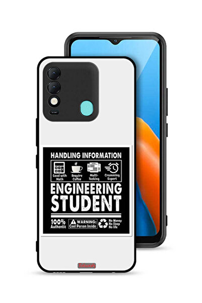 Tolwak غطاء حماية لهاتف Tecno Spark 8 - ملصق طالب هندسة