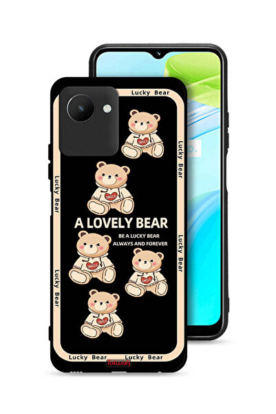 Tolwak غطاء حماية لهاتف Realme C30s - دب جميل