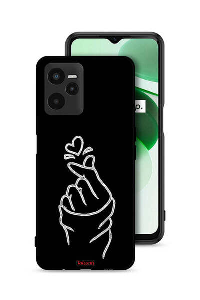 Tolwak Realme C35 Protective Case Cover Snap Love