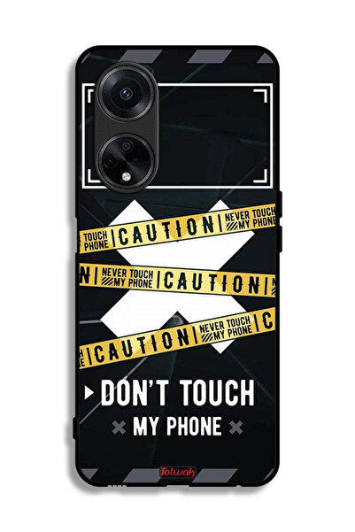 Tolwak غطاء حماية لهاتف Oppo A98 5G تحذير: لا تلمس هاتفي أبدًا