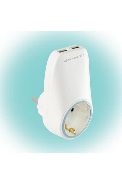 Home4U Network socket with USB charging ports NV 2100 USB
