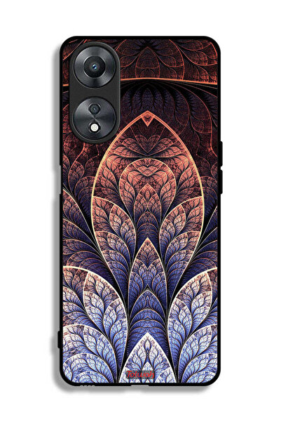 Tolwak غطاء حماية لهاتف Oppo A58 5G بتصميم زهور كسورية تجريدية