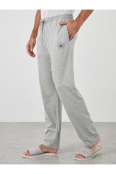Styli Knitted Open Hem Pyjamas with Logo Print
