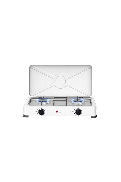 DLC 2 Burner Gas Stove – Efficient, Durable & High-Quality Cooking Solution