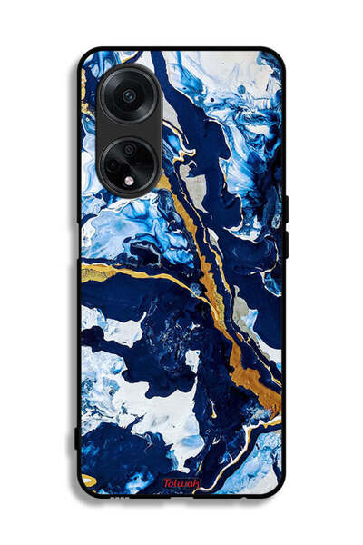 Tolwak غطاء حماية لهاتف Oppo A98 5G بنمط فني مزخرف