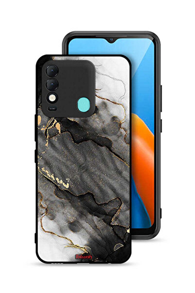 Tolwak غطاء حماية لهاتف تكنو سبارك 8 - رخامي لامع