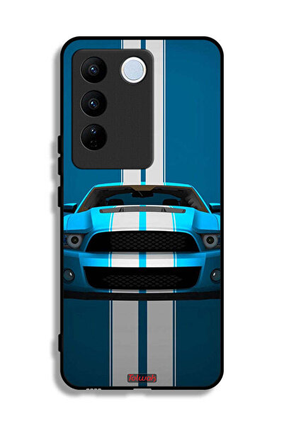 Tolwak Vivo V27e Protective Case Cover Car Abstract Art