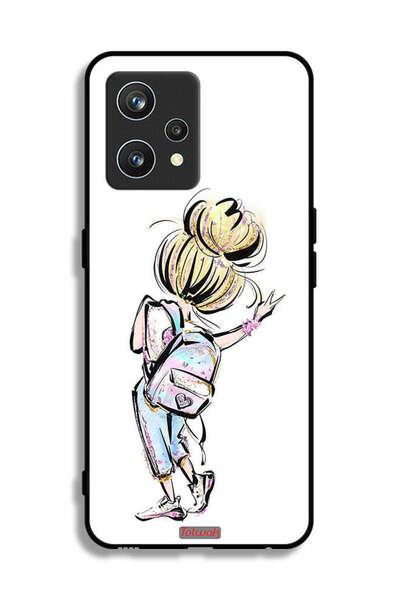 Tolwak غطاء حماية لهاتف Realme 9 Pro Plus بتصميم فتاة العودة إلى المدرسة