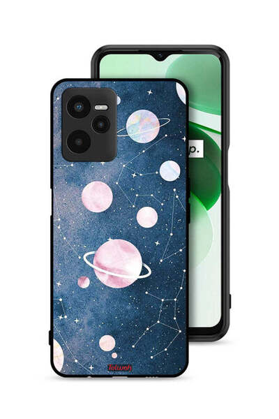 Tolwak Realme C35 Protective Case Cover Space Art