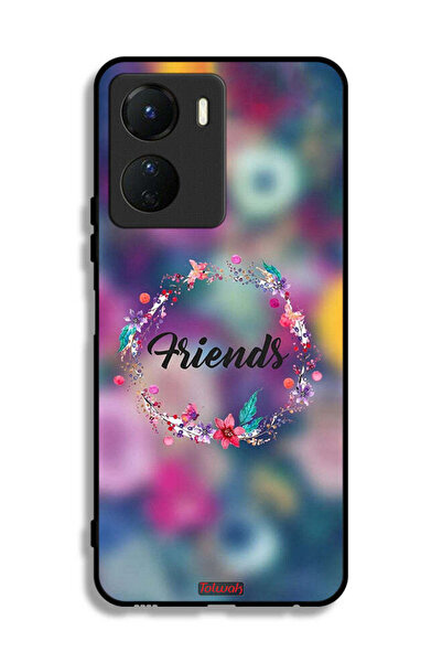 Tolwak غطاء حماية Vivo Y16 بتصميم خاتم أصدقاء الزهور