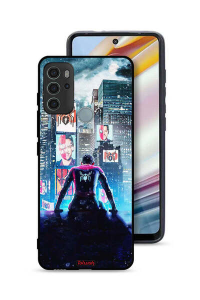 Tolwak غطاء حماية موتورولا موتو جي 60 إس بتصميم سبايدر مان