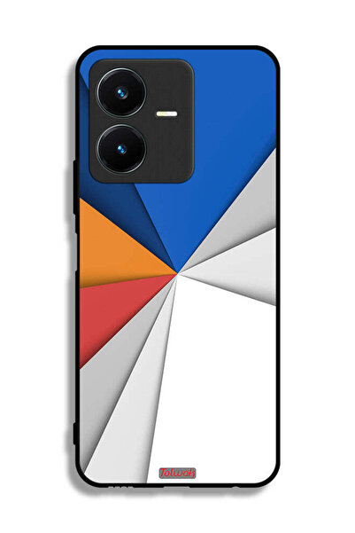 Tolwak غطاء حماية لهاتف Vivo Y22 مصنوع من مادة مطابقة للفن التجريدي