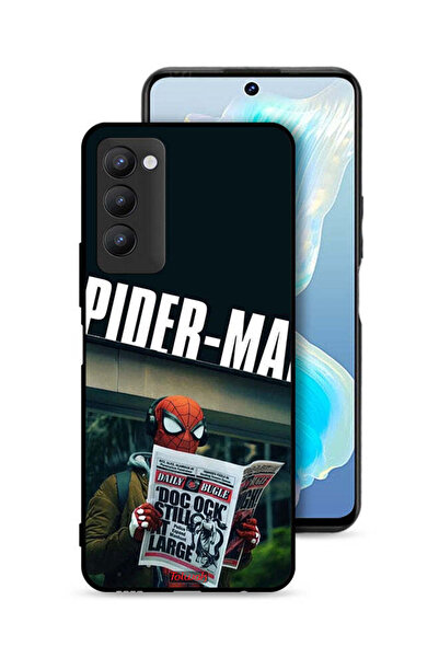 Tolwak غطاء حماية لهاتف تكنو كامون 18 بتصميم سبايدرمان وقراءة جريدة