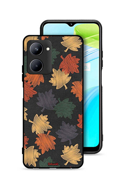 Tolwak Realme C33 Protective Case Cover Autumn Leaves Art