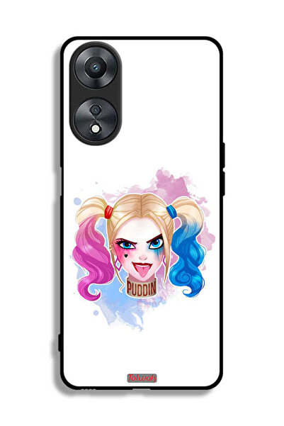 Tolwak غطاء حماية لهاتف Oppo A58 5G برسومات هارلي كوين