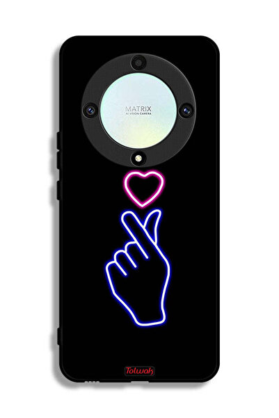 Tolwak غطاء حماية لهاتف Honor X9a بتصميم قلب سريع
